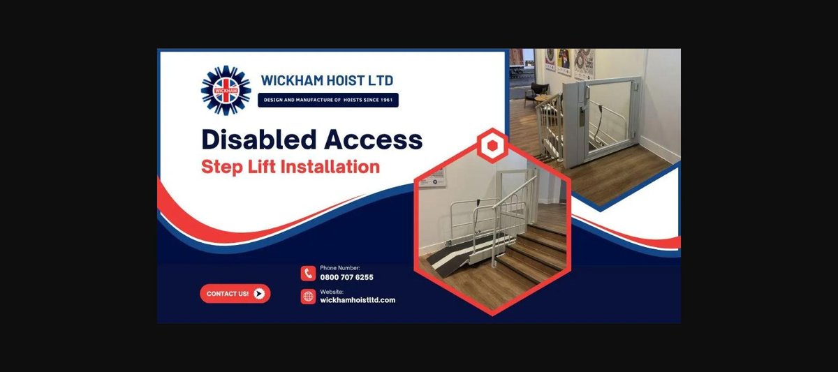 Disabled Access Step Lift Installation