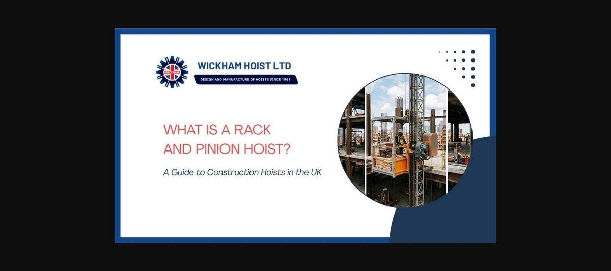 Rack and Pinion Hoist Guide