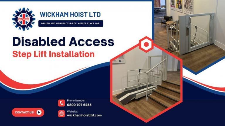 Disabled Access Step Lift Installation
