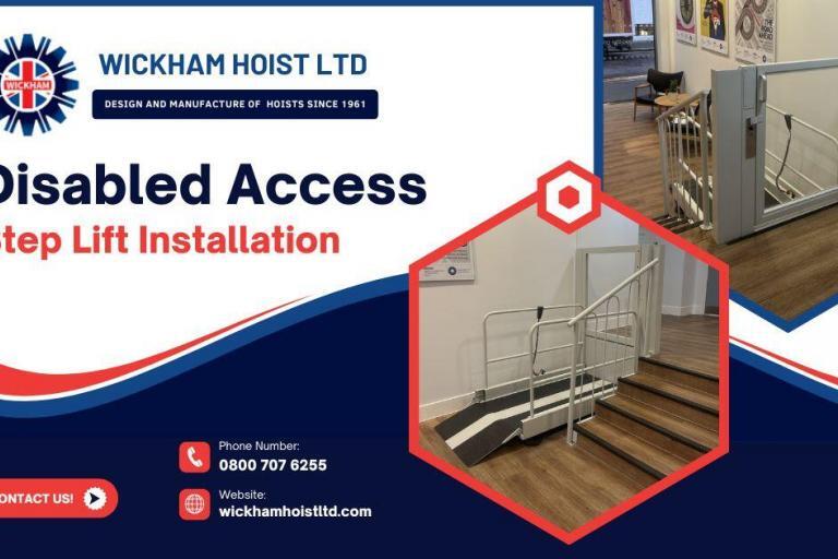 Disabled Access Step Lift Installation